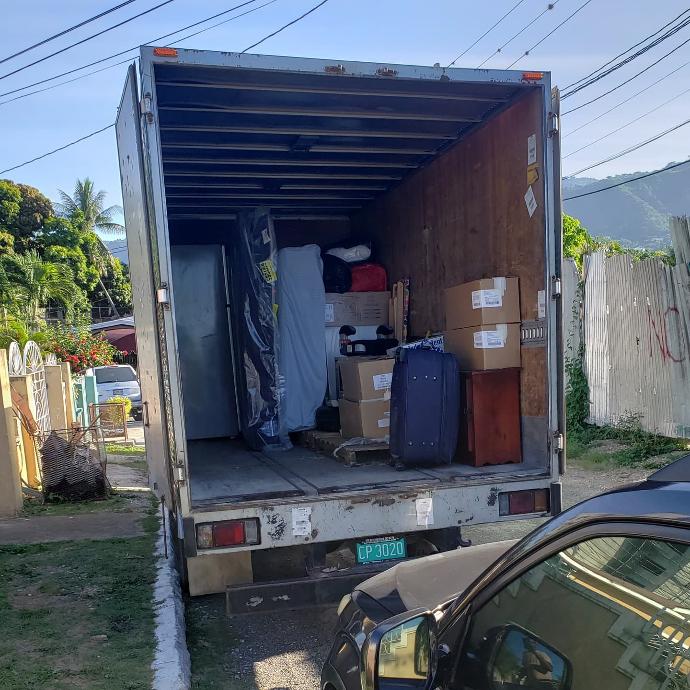 Relocating furniture from a two bedroom house in Kingston to Portmore