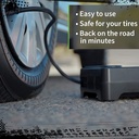 Slime 50122 Flat Tire Puncture Emergency Kit with Sealant
