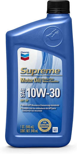 Chevron SAE 10W-30 Supreme Motor Oil - 1 Qt