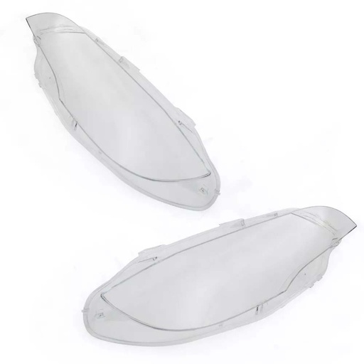 2008-2014 BMW X6 E71 Headlight Headlamp Clear Lens Cover Left+Right Pair