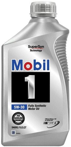 Mobil 5W-30 Synthetic Motor Oil 1Qrt