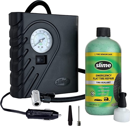 Slime 50107 Flat Tire with Sealant (15 minutes)